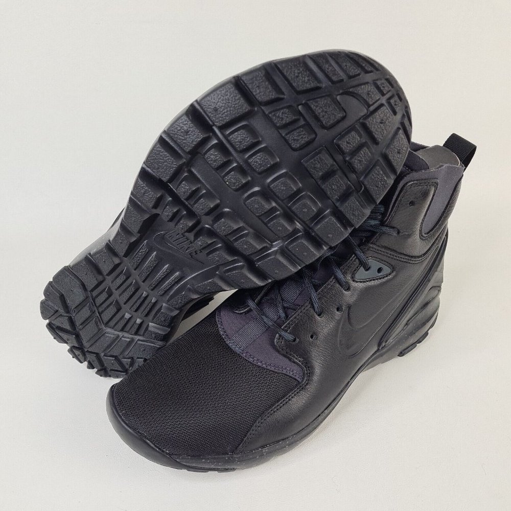 Nike Koth Ultra Mid Mens Shoes Boots Trainers Leather Black - Picture 10 of 12